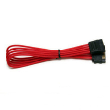 Single Sleeved Male to Female SATA 15pin Power Cable
